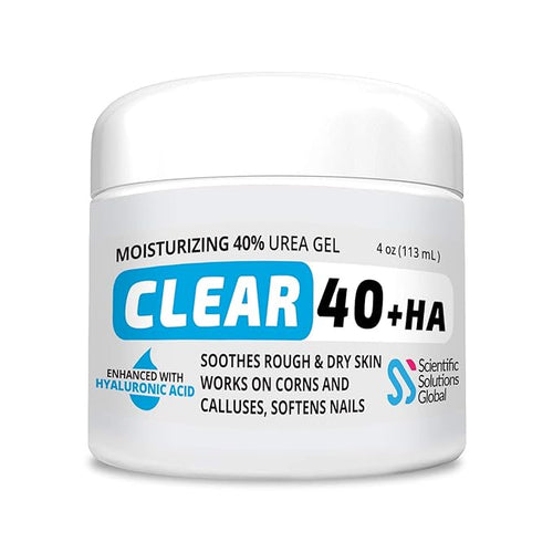CLEAR 40 - 40% Urea Gel, 4 oz - Hyaluronic Acid