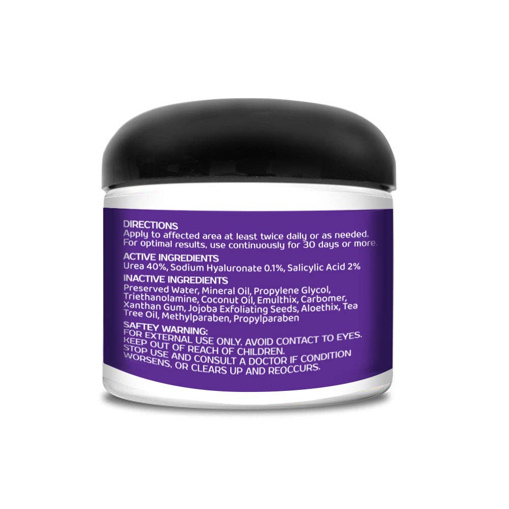 BARE 40 PRO 40% Urea Gel with 2% Salicylic Acid, Hyaluronic Acid, Tea Tree Oil & Aloe Vera