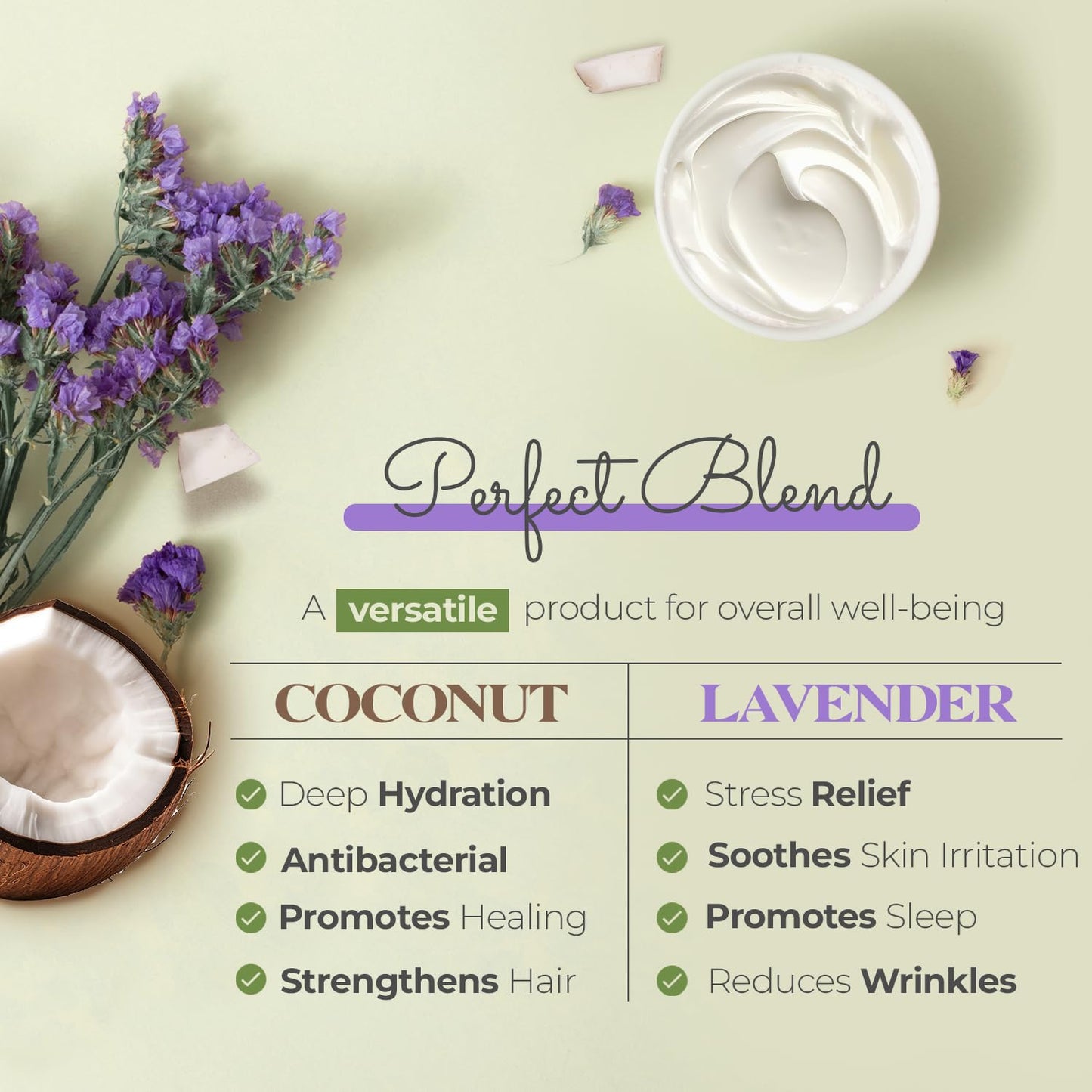 CLEAR Lavendar Coconut Oil