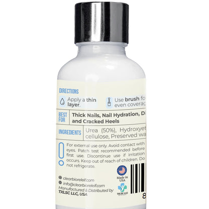 Urea 50% Nail Gel - Softens Cracked Heel Calluses & Thick Toenails