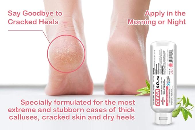 CLEAR 40 - 40% Urea Gel, 4 oz with Salicylic Acid