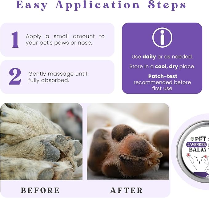 Pet Lavender Balm for Dogs & Cats
