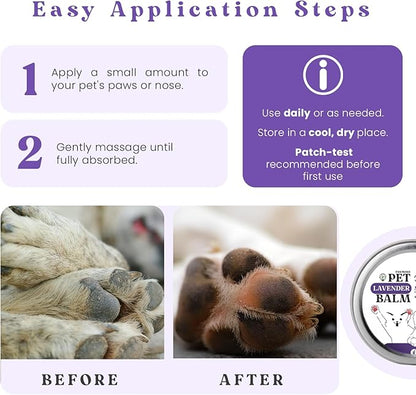 Pet Lavender Balm for Dogs & Cats
