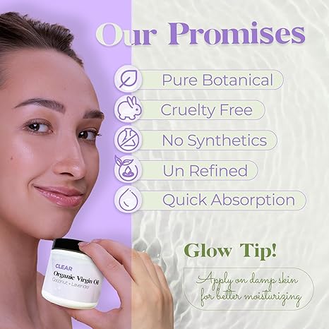 CLEAR Lavendar Coconut Oil