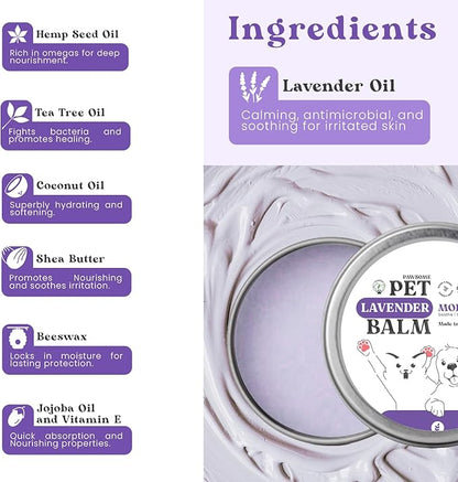 Pet Lavender Balm for Dogs & Cats