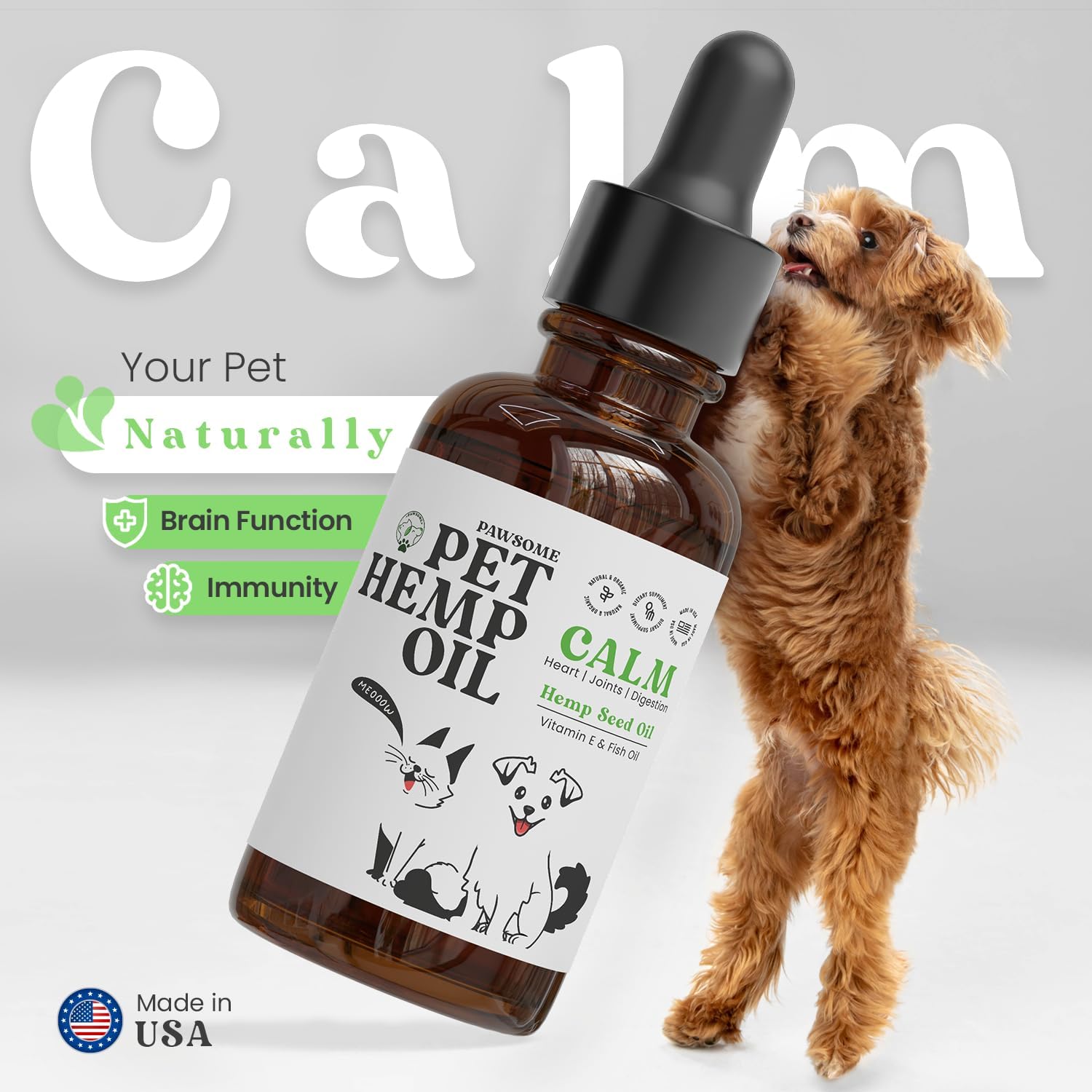 Hemp Oil for Dogs and Cats