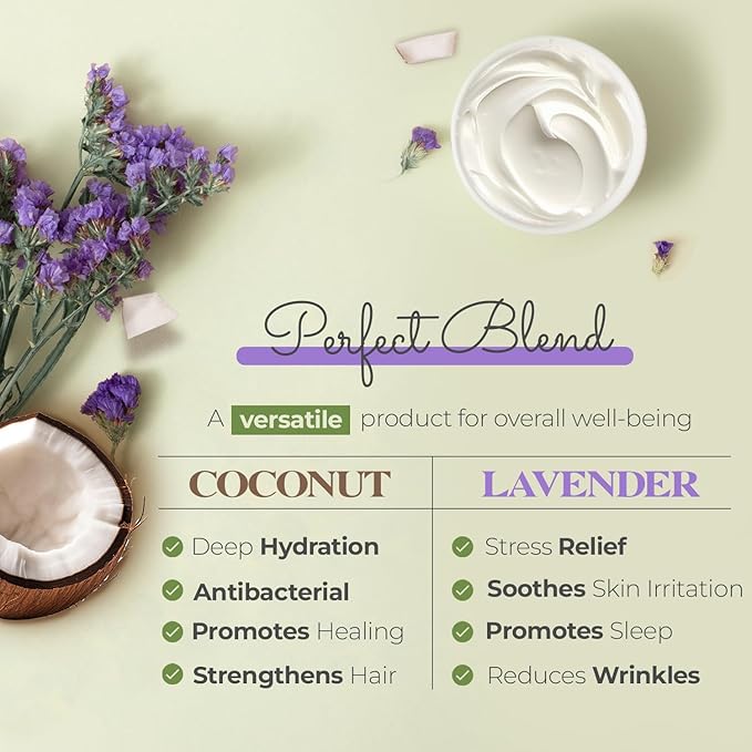 CLEAR Organic Virgin Lavendar Coconut Oil