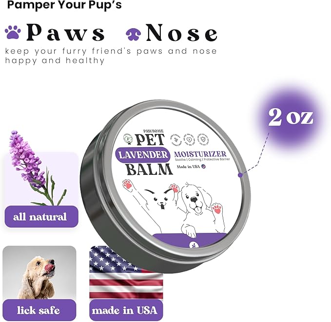 Pet Lavender Balm for Dogs & Cats