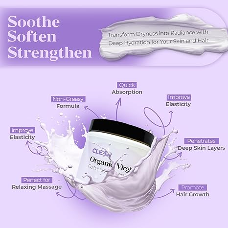 CLEAR Lavendar Coconut Oil