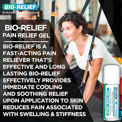 BIO-RELIEF Pain-relief Roll On -  10% Menthol & Arnica