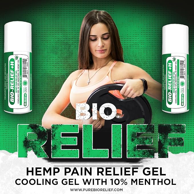 BIO-Relief +H Pain Roll On Menthol & Hemp