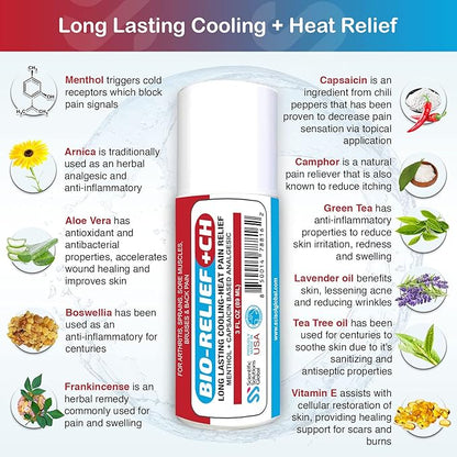 BIO-RELIEF Pain-relief Roll On - 10% Methanol