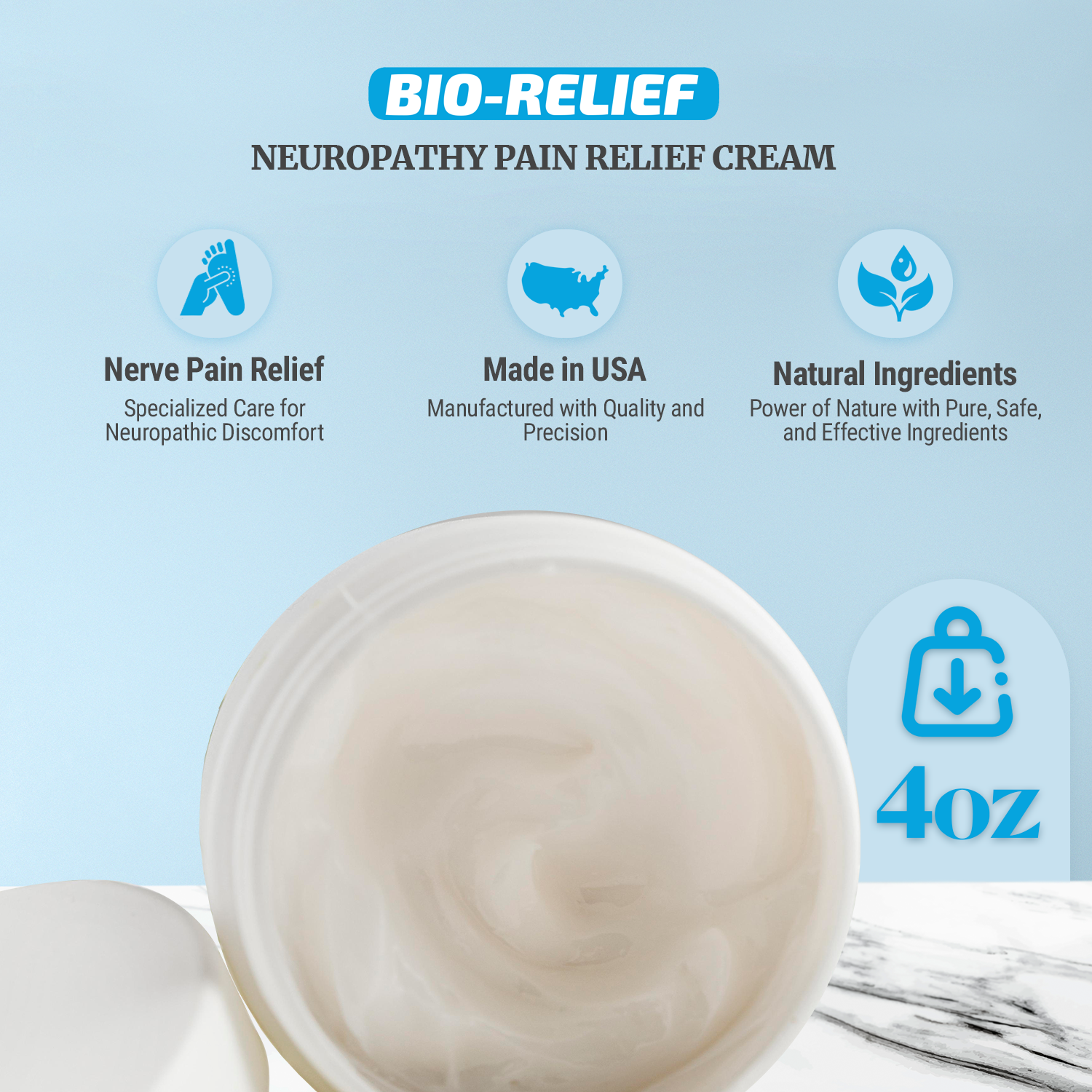 BIO RELIEF Neuropathy Cream