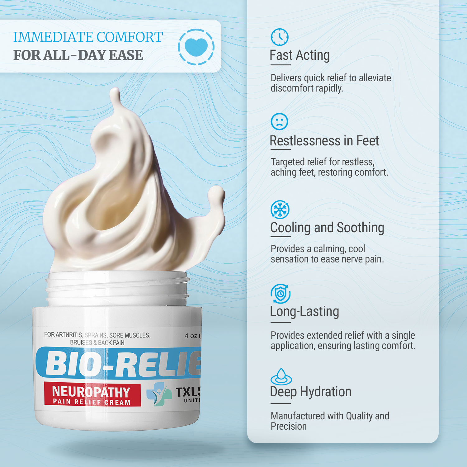 BIO RELIEF Neuropathy Cream