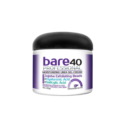 BARE 40 PRO 40% Urea Gel with 2% Salicylic Acid, Hyaluronic Acid, Tea Tree Oil & Aloe Vera