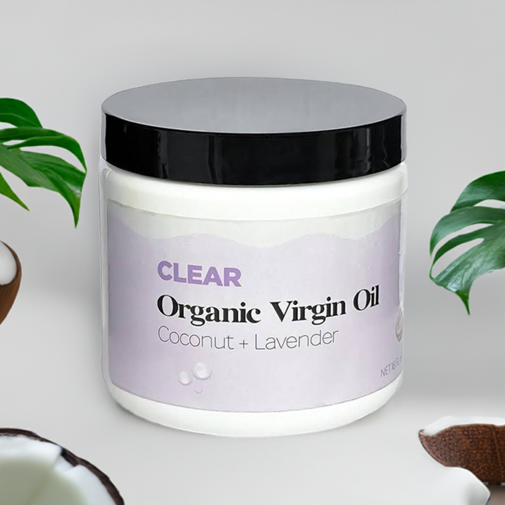 CLEAR Organic Virgin Lavendar Coconut Oil