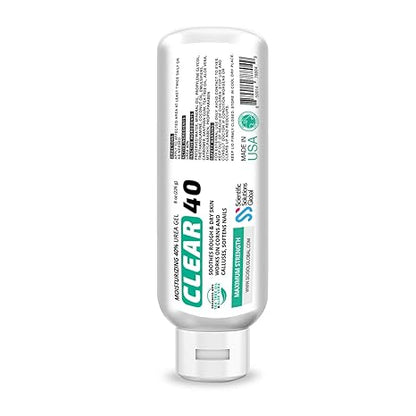 Clear 40, 40% Urea Gel, 8 oz w/Tea Tree & Coconut Oil