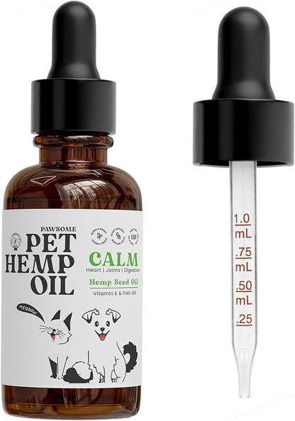 Pack of 2 Hemp Oil for Dogs and Cats