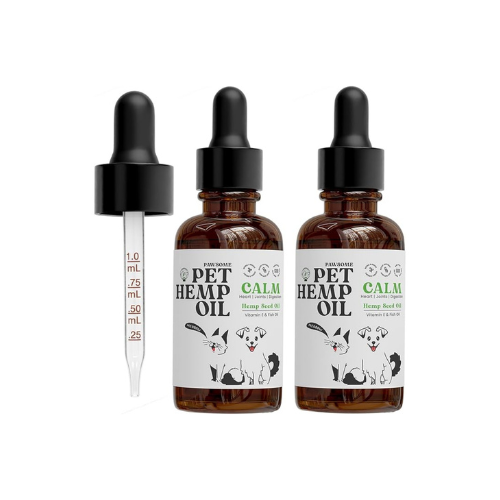 Pack of 2 Hemp Oil for Dogs and Cats