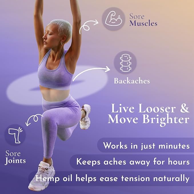 BioRelief Nighttime Hemp Pain Relief Roll-On Gel - Lavender Scent