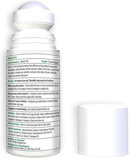 BioRelief Nighttime Hemp Pain Relief Roll-On Gel - Lavender Scent