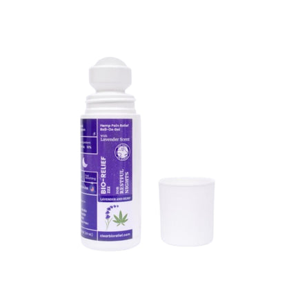 BioRelief Nighttime Hemp Pain Relief Roll-On Gel - Lavender Scent
